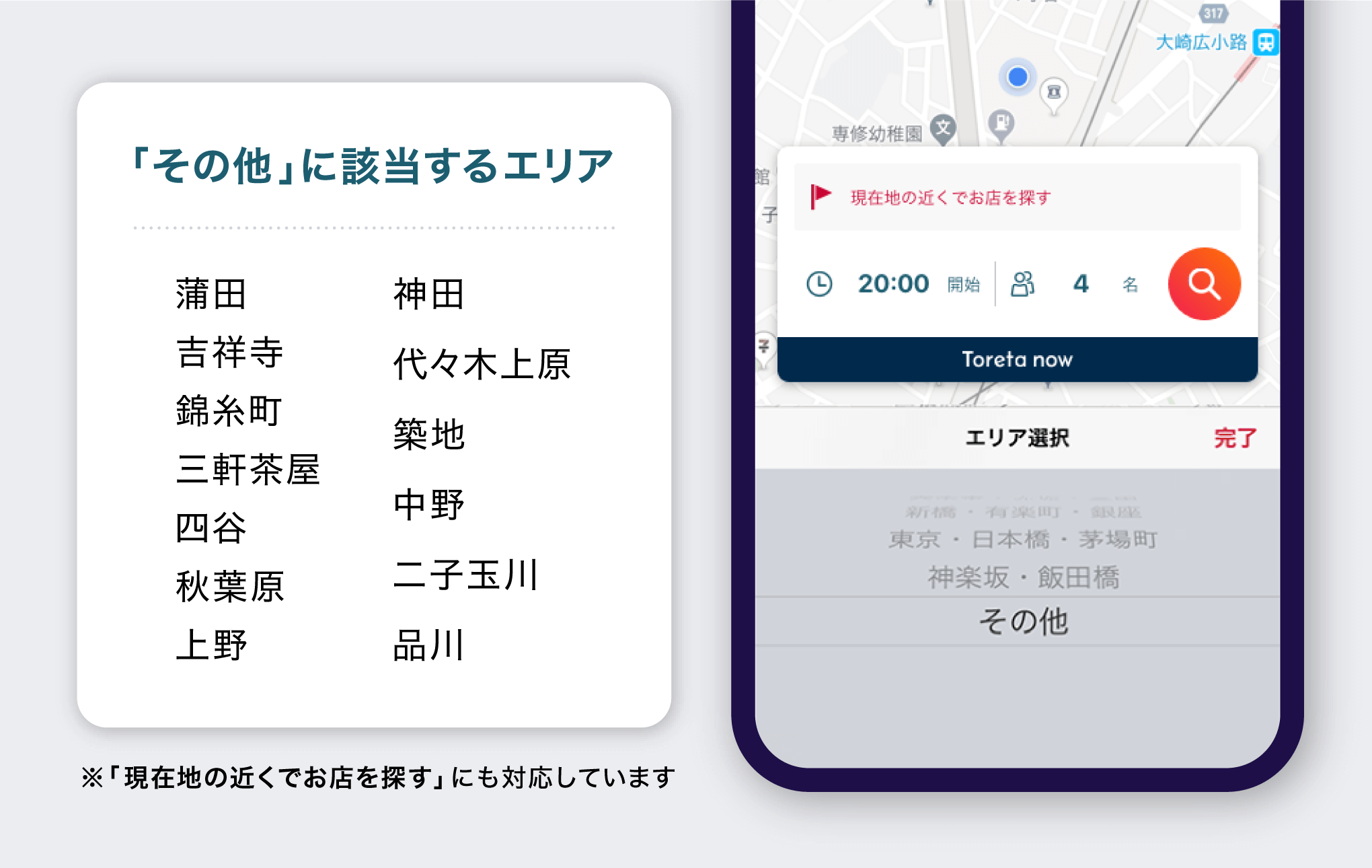 その他サービスエリアについて